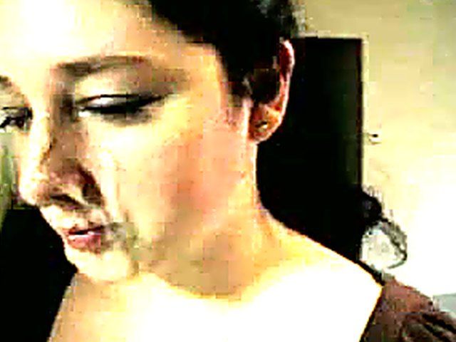 Hot chick sucks a hard cock bone dry