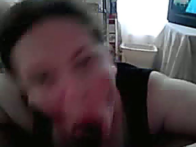 Chubby girlfriend sucks cock, and swallows cum