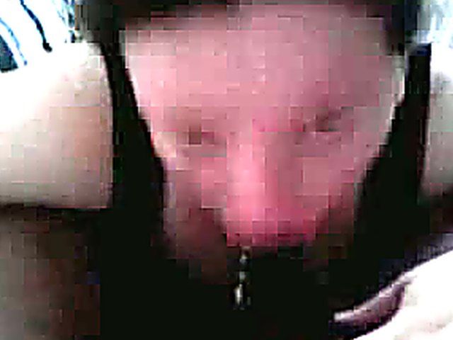 Chubby girlfriend sucks cock, and swallows cum