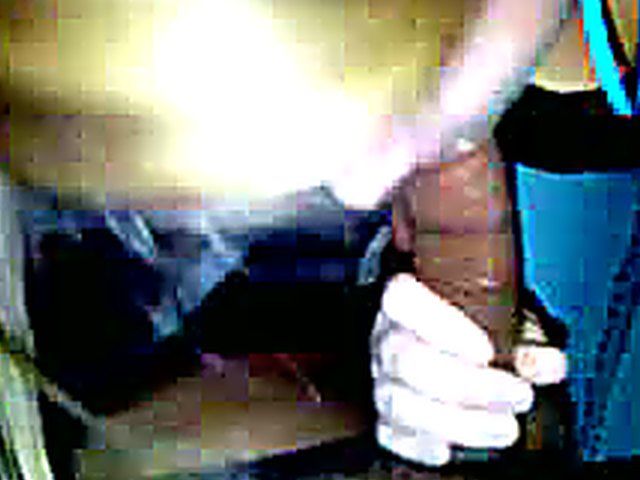 Blonde babe sucks black guys hard dick