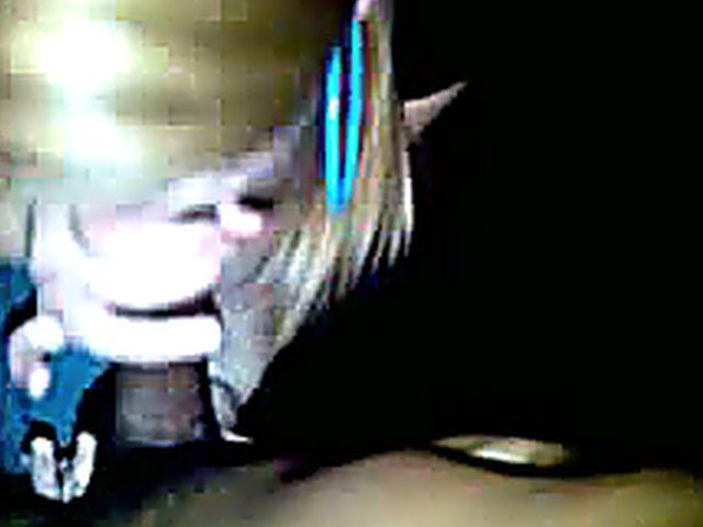 Blonde babe sucks black guys hard dick