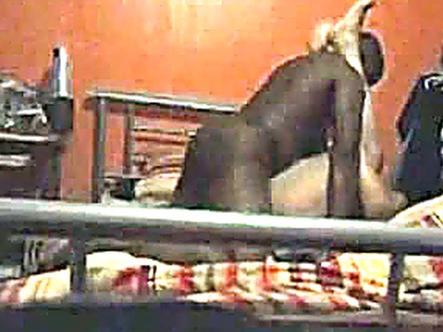 Naughty wife gets caught fucking a black cock