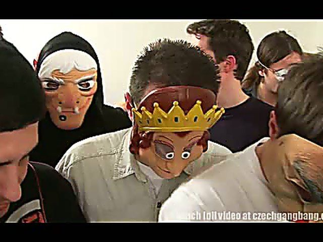 Amateur gangbang action with three dirty ladies