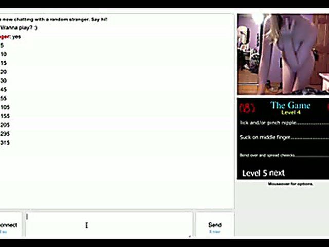 Webcam girl fingering her pink bald pussy