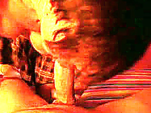 Beautiful babe sucks cock until it cums