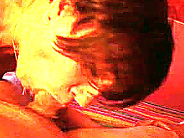 Beautiful babe sucks cock until it cums