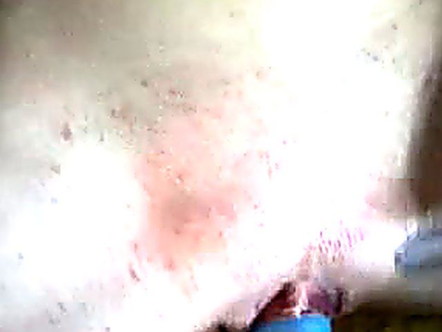 Sexy babe loves playing with her blue dildo