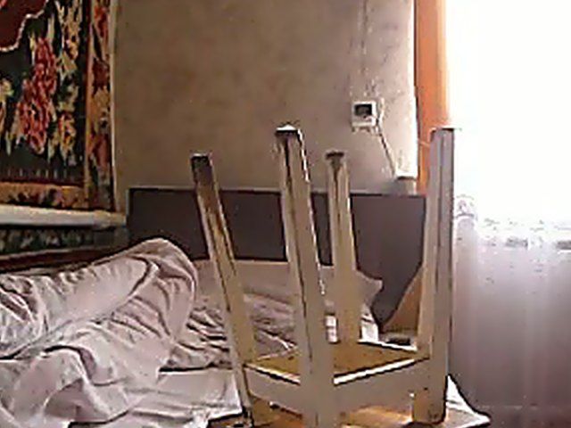 Young chick loves to play with herself