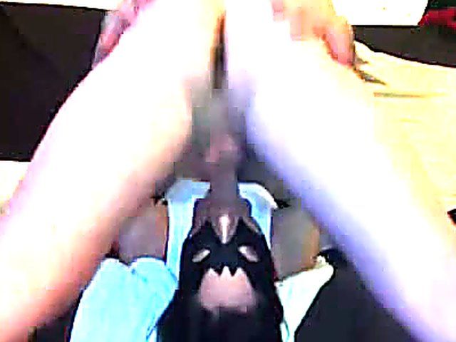 Slutty babe takes long cock in her mouth