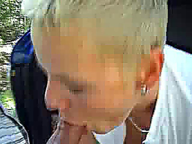 Mature blonde, and lover fuck in the forest