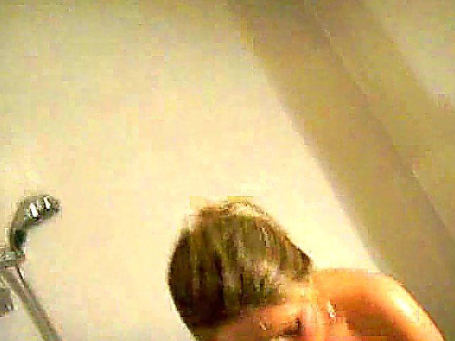 German babe fucks her lover in the shower
