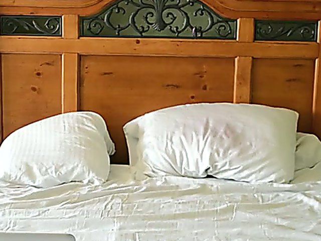 fat Gothic chick fucks herself with a dildo