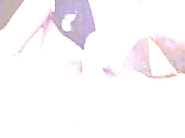 Masked babe sucks long dick on camera