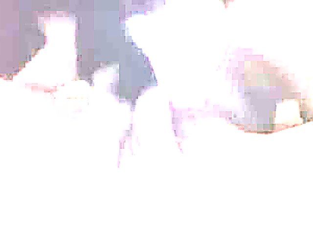 Masked babe sucks long dick on camera