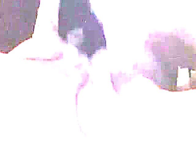 Masked babe sucks long dick on camera