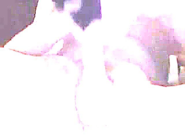 Masked babe sucks long dick on camera