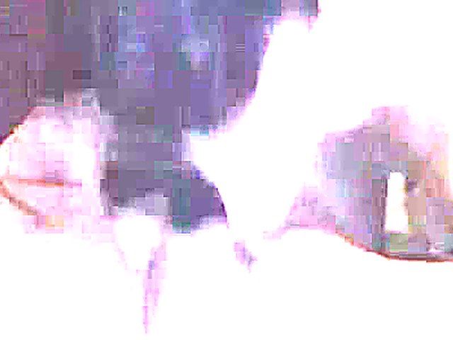 Masked babe sucks long dick on camera