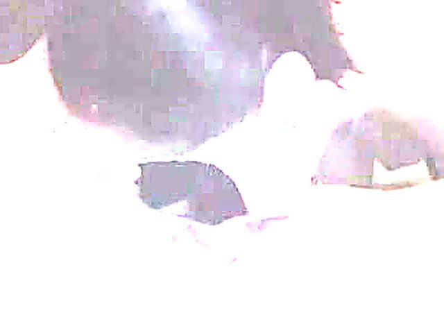 Masked babe sucks long dick on camera