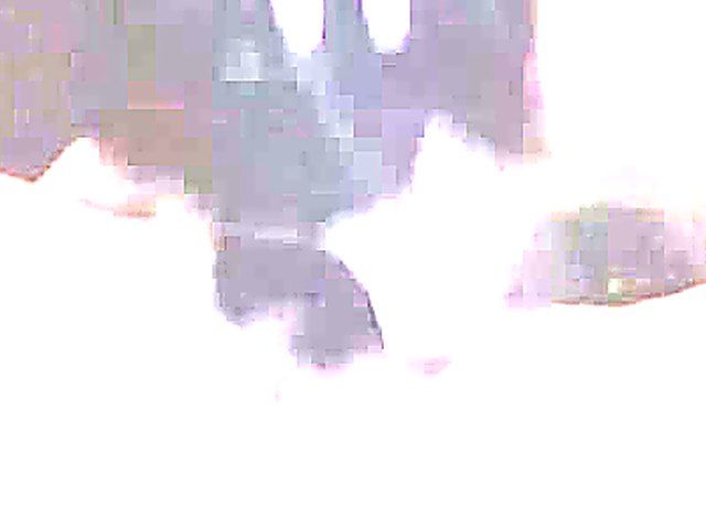 Masked babe sucks long dick on camera