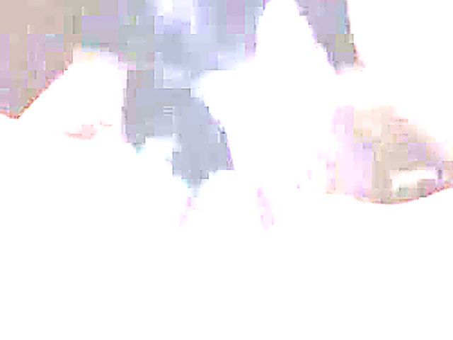 Masked babe sucks long dick on camera