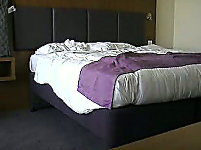 Lady in stockings gets fucked by the bellboy