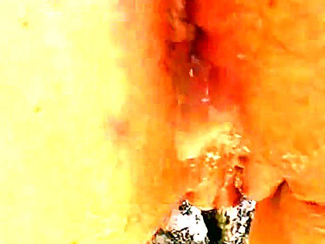 Brunette babe gets fucked up the ass