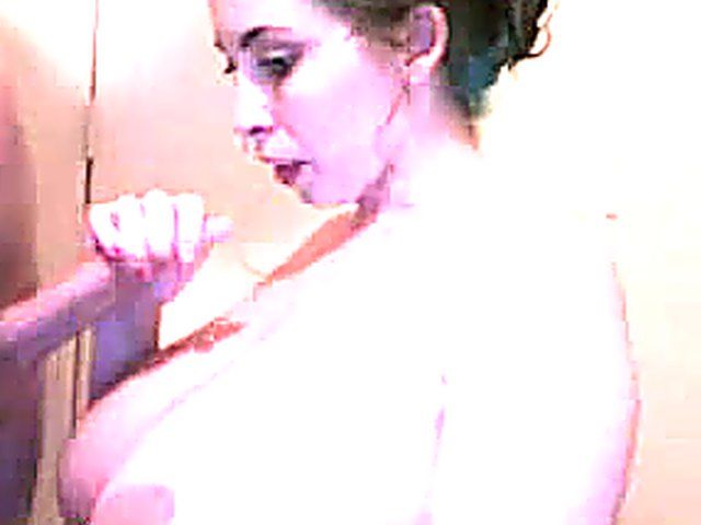 Crazy chick loves sucking dick for the camera