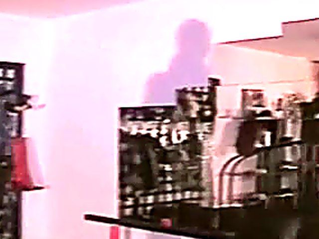 Woman in Leather and latex fucks her slave