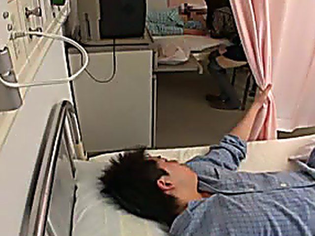 Sexy Asian nurse fucks the patients in hospital