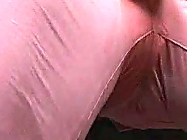 Muscle babe watches herself fingering her pussy