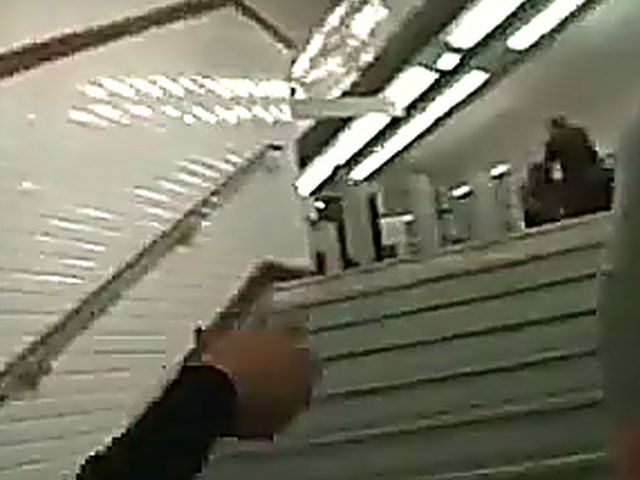 Pretty Arab babe gets two cocks at once