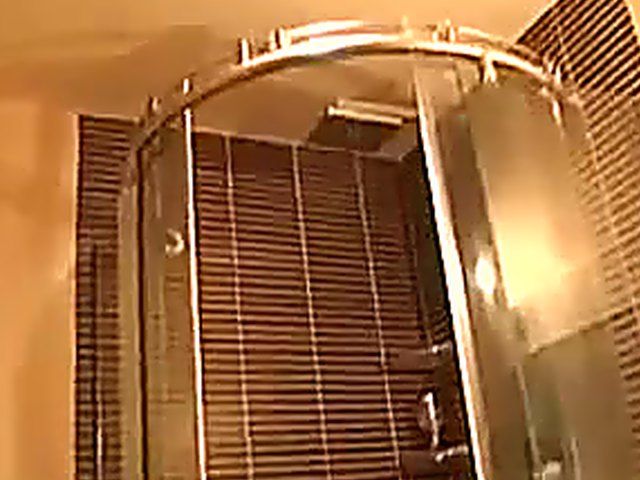 Pretty Arab babe gets two cocks at once