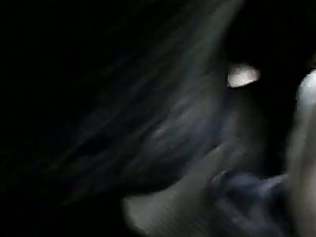 Hot babe strokes a dick inside a car