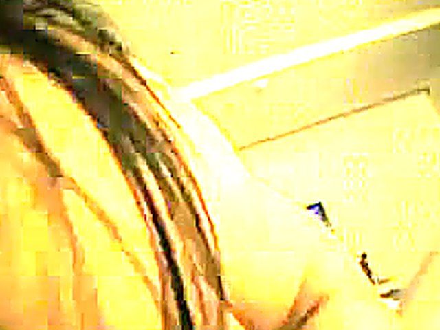 Stunning brunette gets filmed sucking and fucking dick