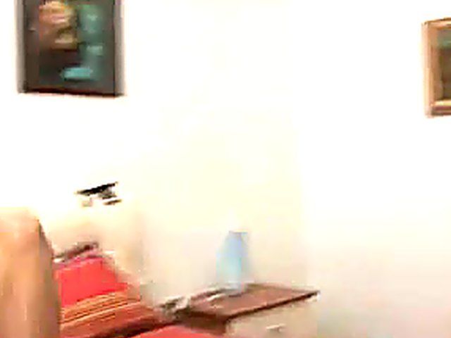 Stunning brunette sucks and rides a small dick