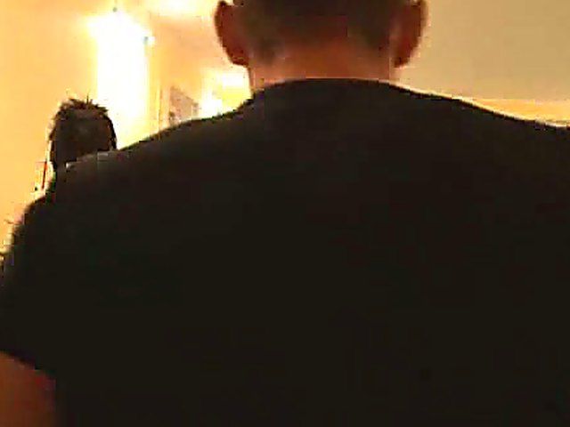 Swinging horny babes get fucked by the pool