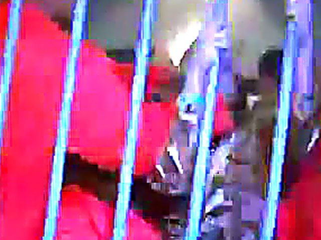 Stunning chicks get banged in jail party