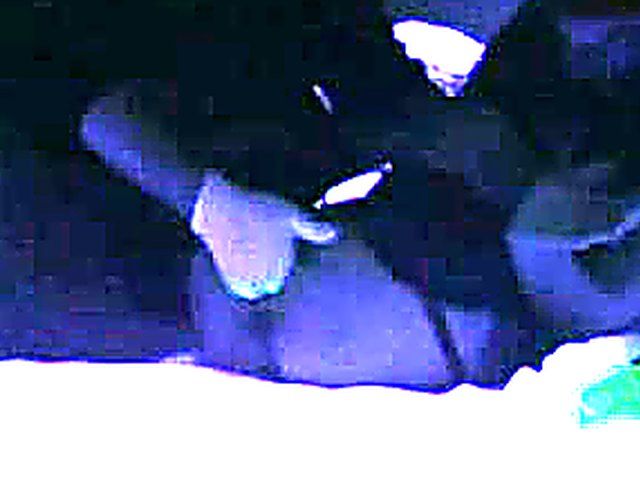 Masked Asian babe gets fucked by big toys