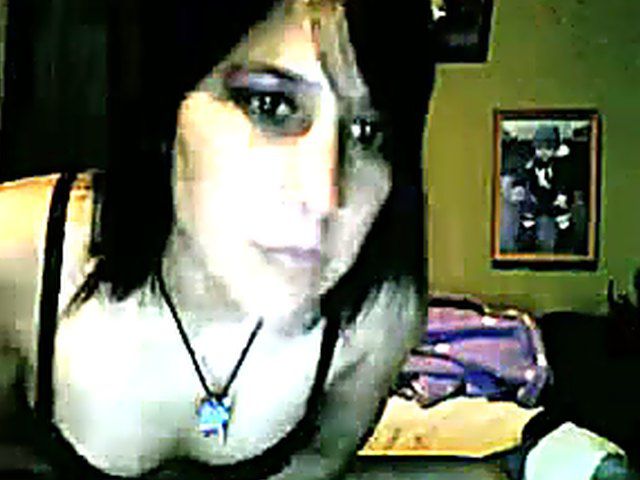 Pretty babe caresses her sexy young body