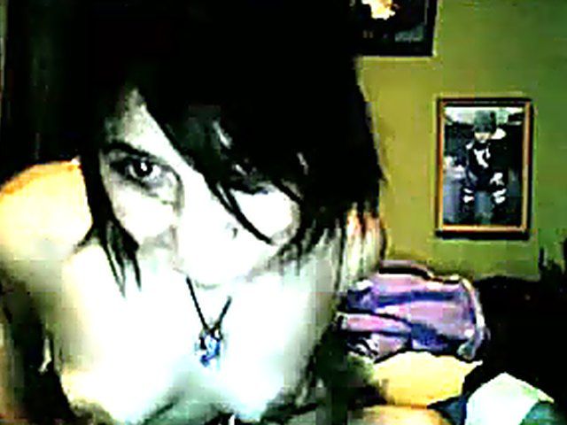 Pretty babe caresses her sexy young body