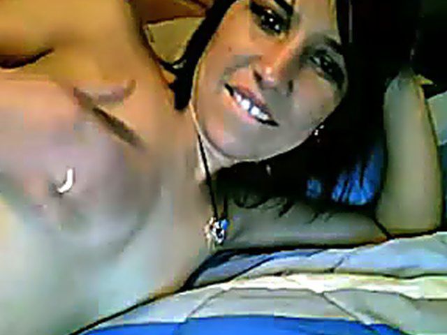 Pretty babe caresses her sexy young body