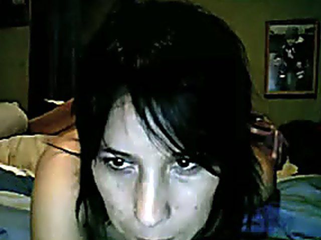 Pretty babe caresses her sexy young body