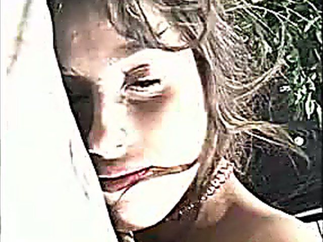 Horny babe fingers her tight hairy pussy