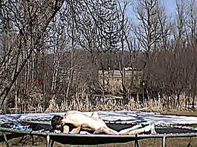 Outdoor exhibitionist flaunts fun