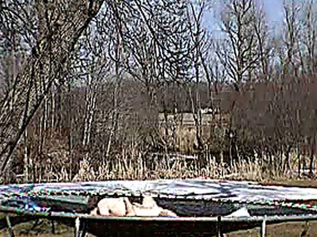 Outdoor exhibitionist flaunts fun