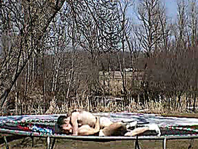 Outdoor exhibitionist flaunts fun