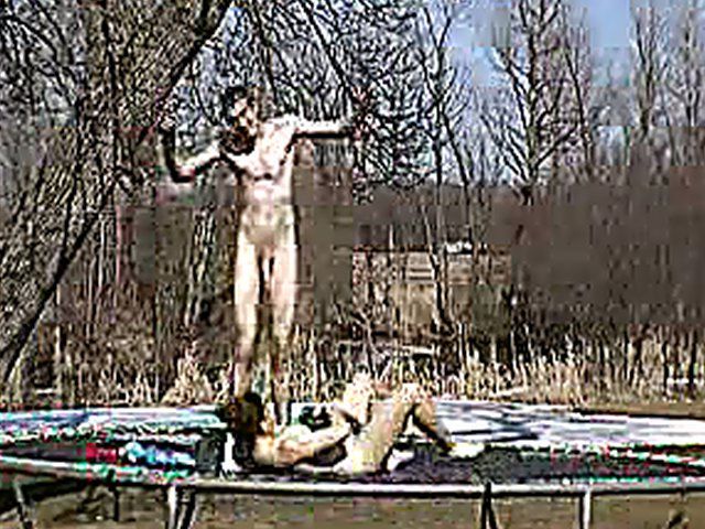 Outdoor exhibitionist flaunts fun