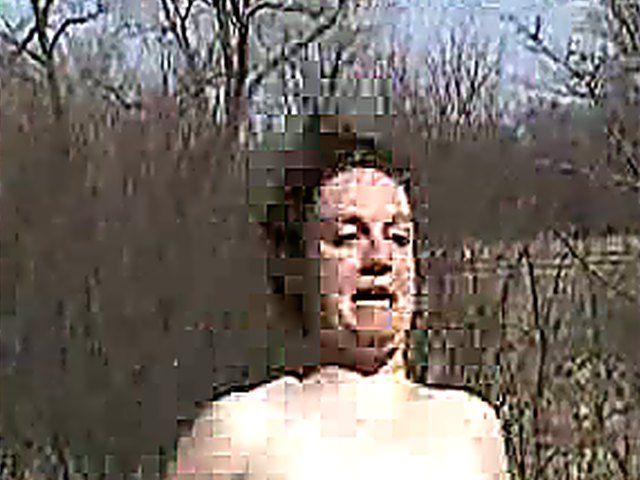 Outdoor exhibitionist flaunts fun