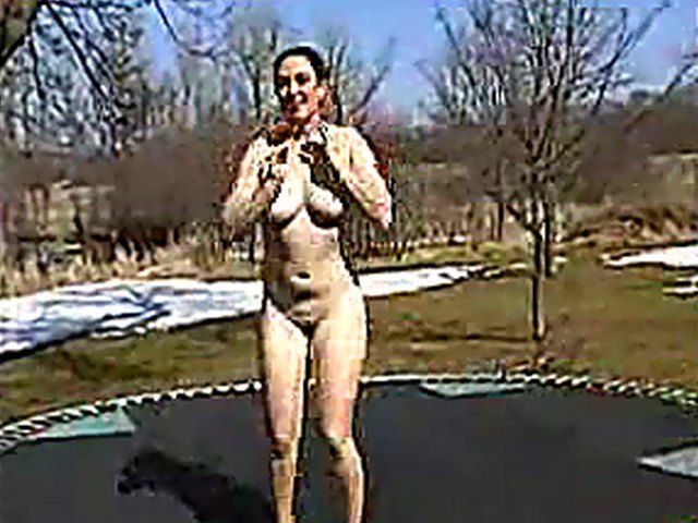 Outdoor exhibitionist flaunts fun
