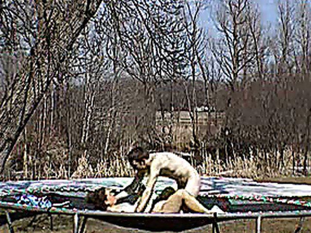 Outdoor exhibitionist flaunts fun